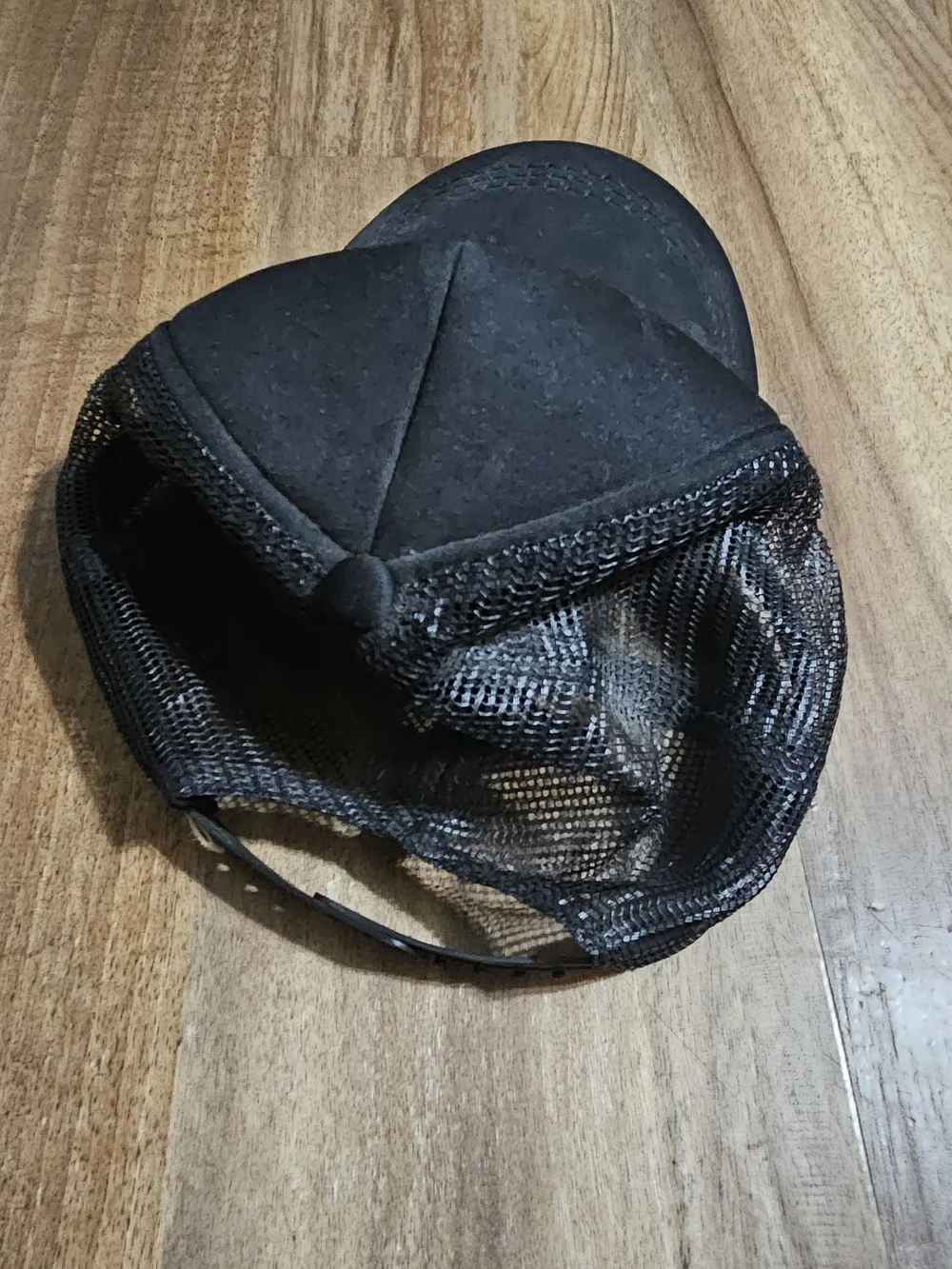 Roxy Black Trucker Hat with Heart Patch